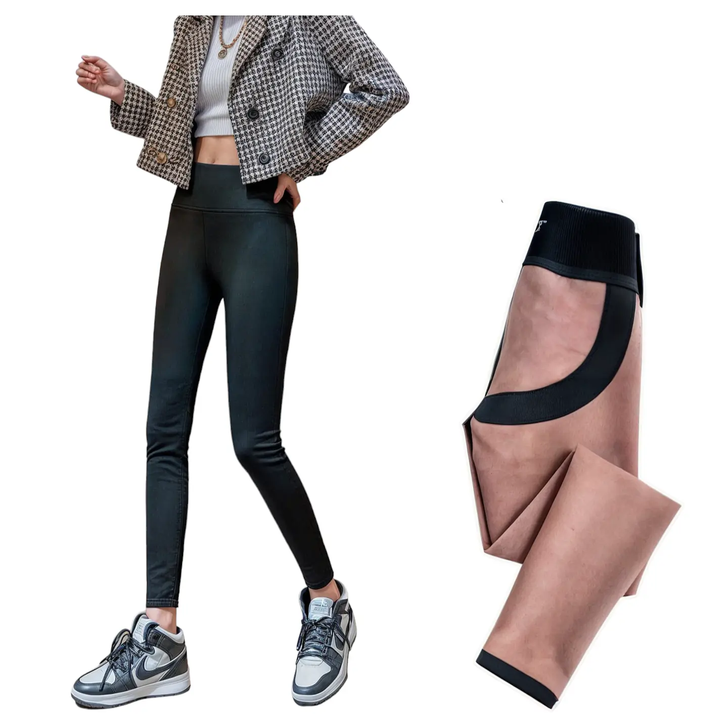 Calza Panty Térmica Deportiva Con Polar 2