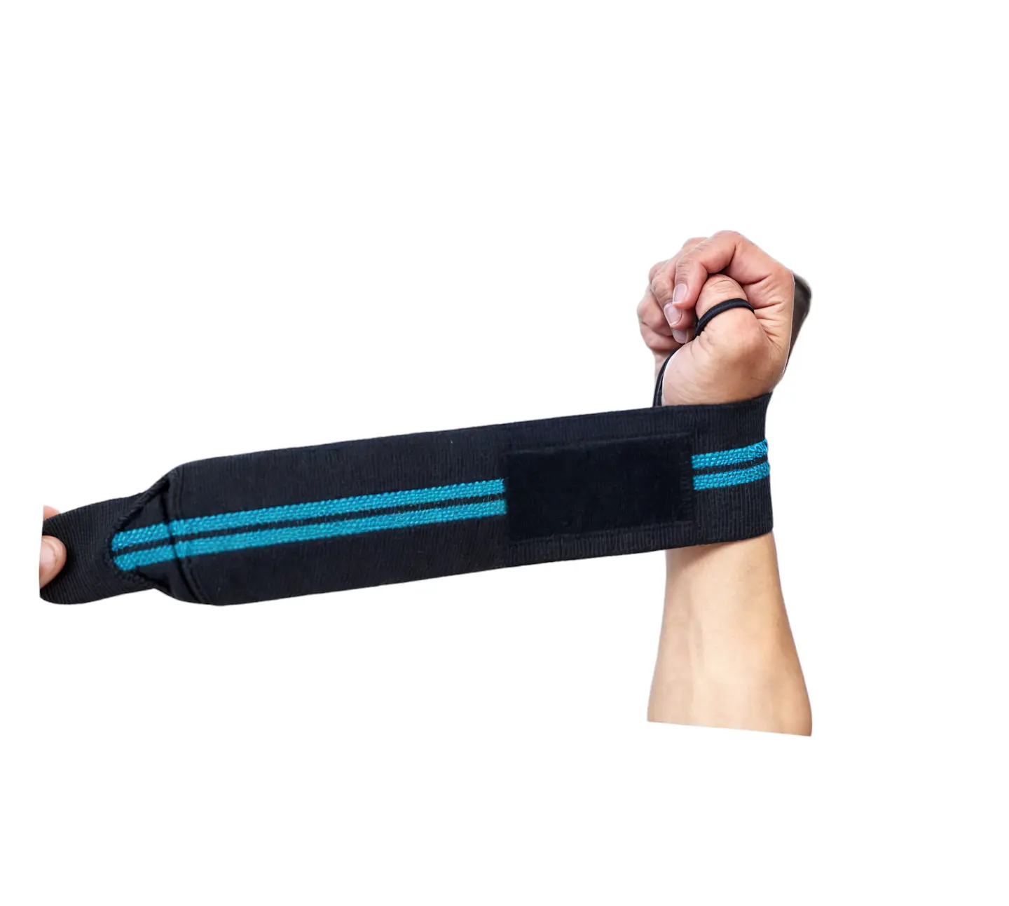 Par Muñequera Elástica Ajustable Deportiva Pesas Gym crosfit 9