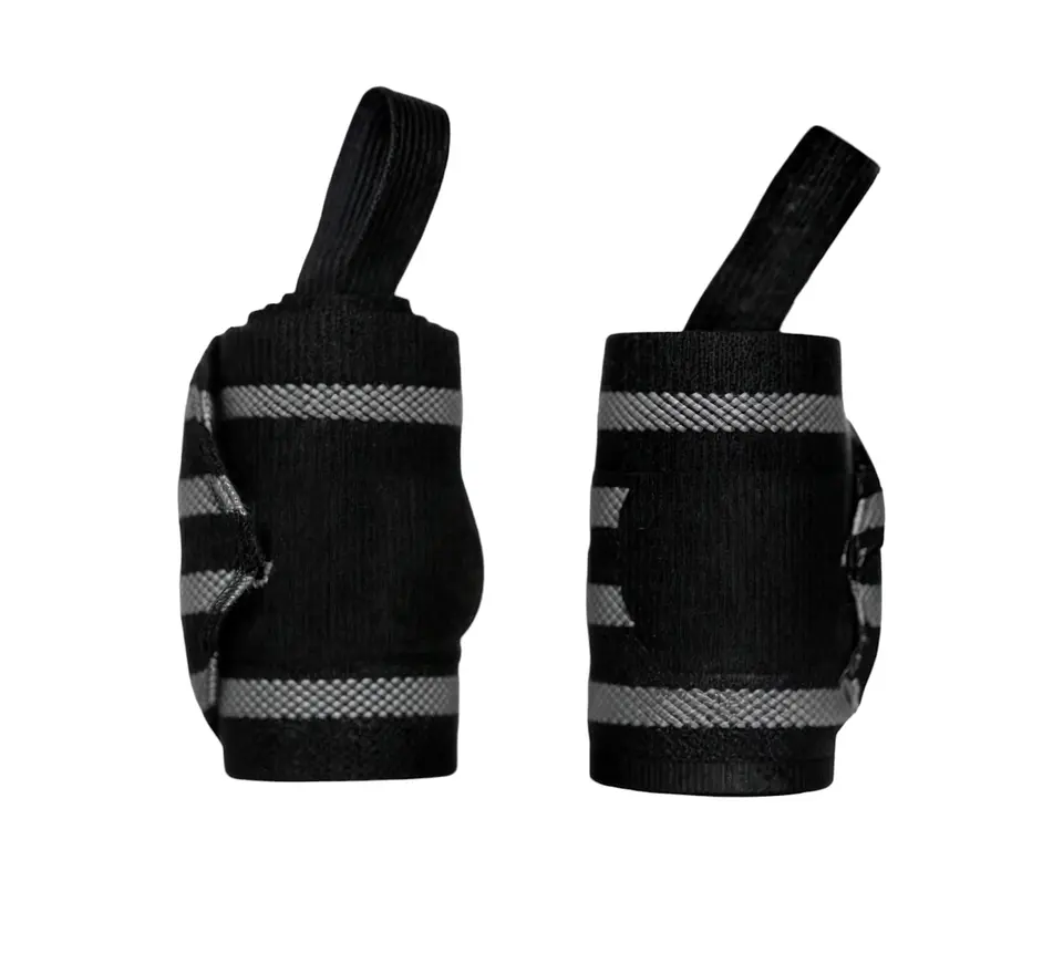 Par Muñequera Elástica Ajustable Deportiva Pesas Gym crosfit 11