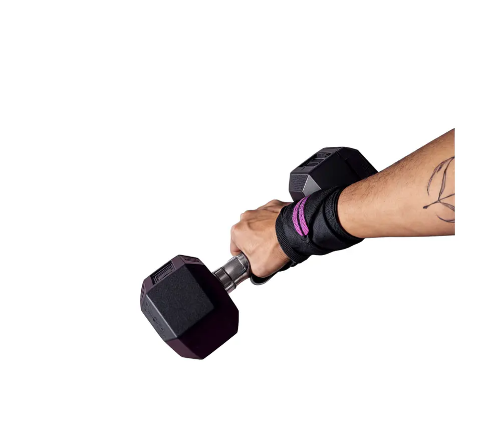 Par Muñequera Elástica Ajustable Deportiva Pesas Gym crosfit 16