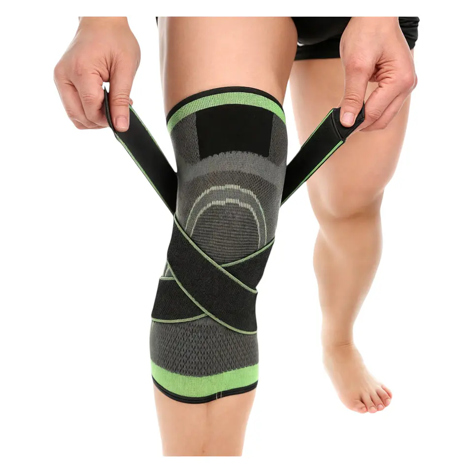 Venda Elástica Para Rodilla Con Velcro Ajustable 1