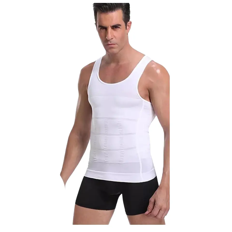 Camiseta Polera Faja Reductora Compresora Modeladora Hombre 6