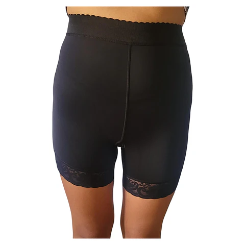 Faja Short Con Varillas Y Silicona Antideslizante Abierta
