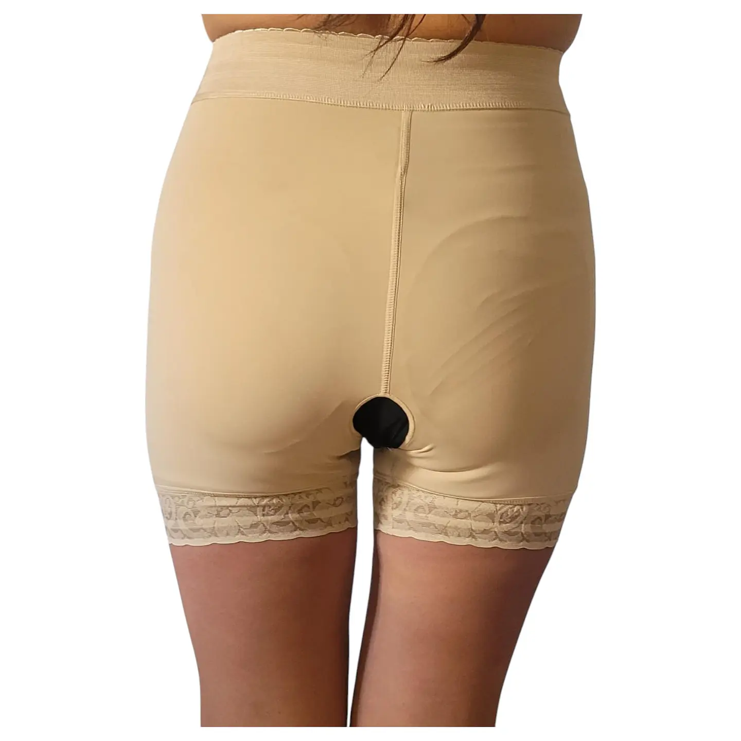 Faja Short Con Varillas Y Silicona Antideslizante Abierta 3