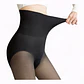 Panty Traslucida Con Faja Efecto Piel Sin Malla Con Polar - thumbnail 3