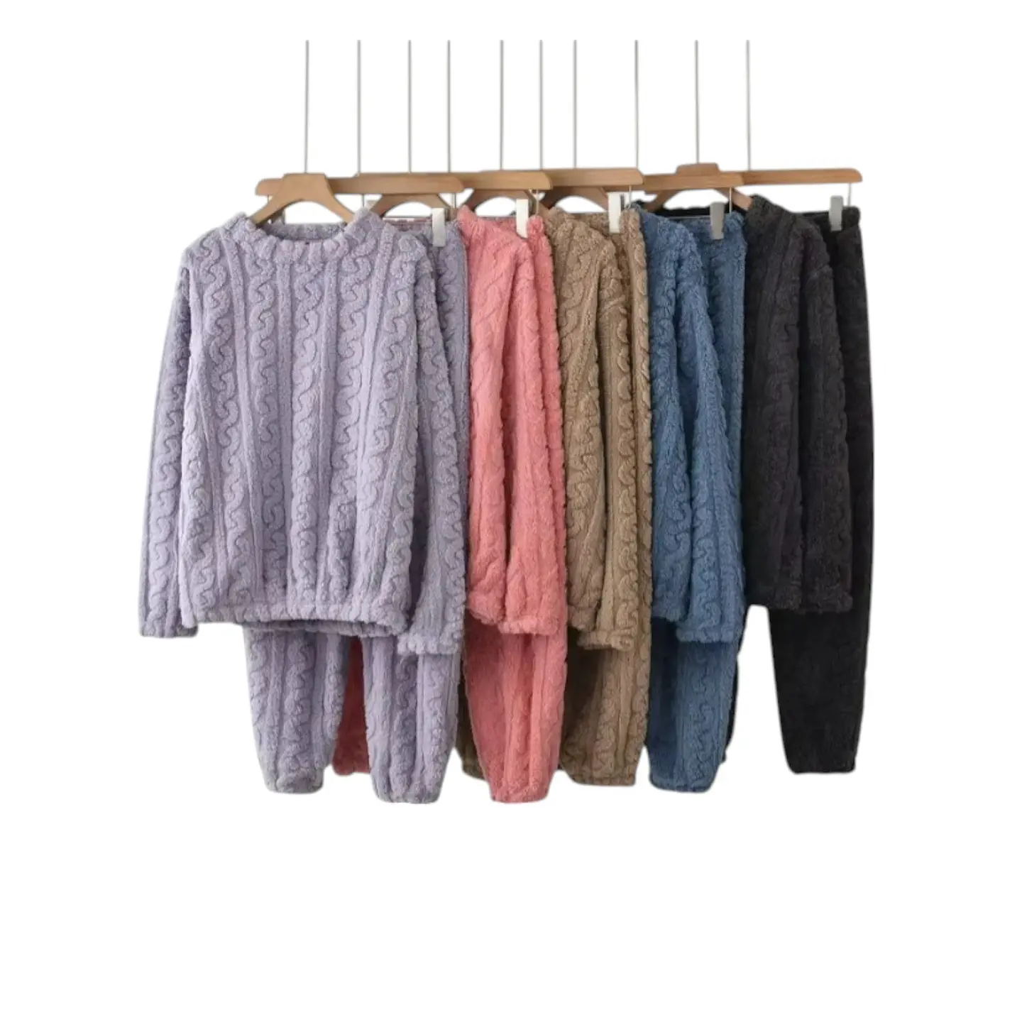 Pijama Unisex Polar Trenzado 4