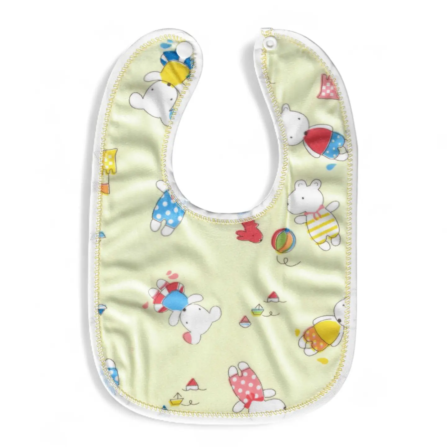 Pack 4 Hermosos Baberos Para Bebé 100% Impermeables 2