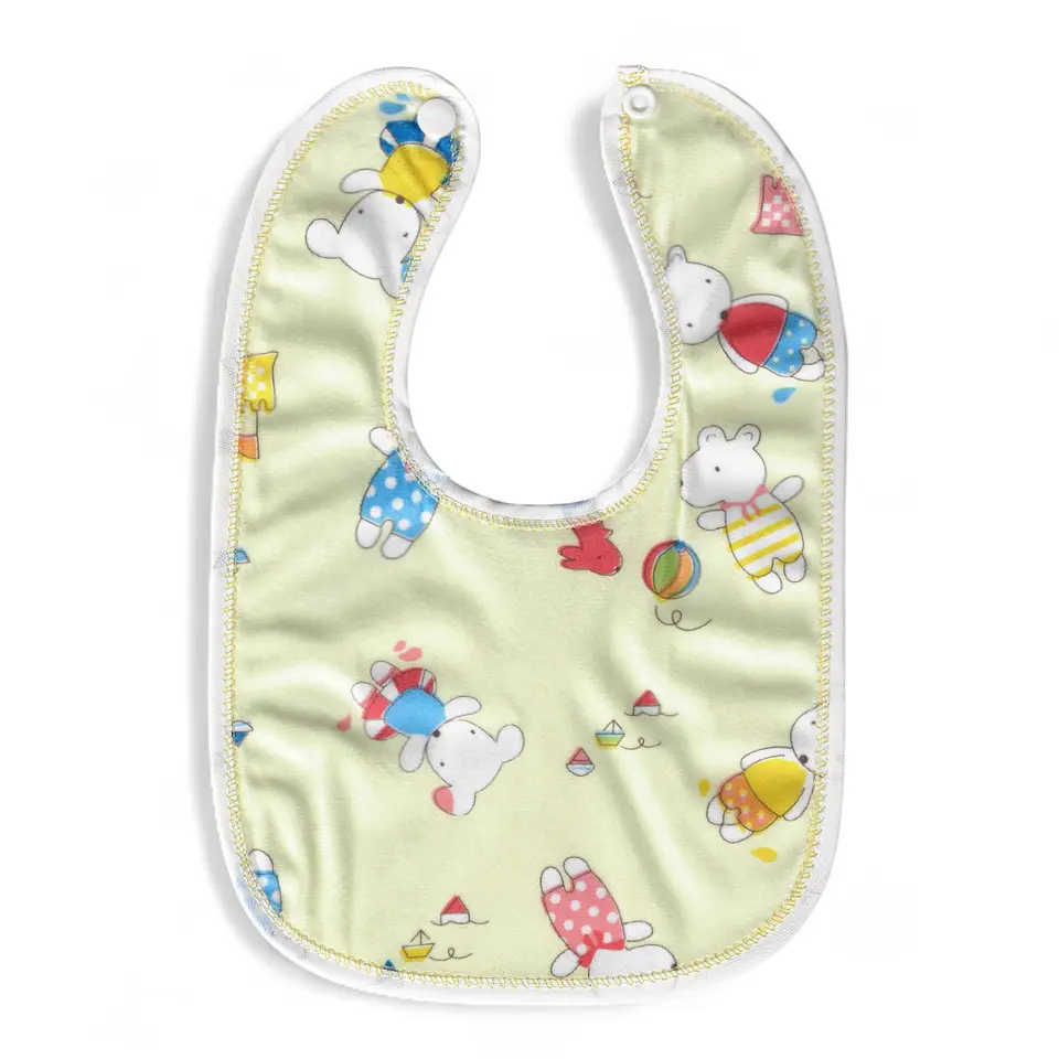 Pack 4 Hermosos Baberos Para Bebé 100% Impermeables 2