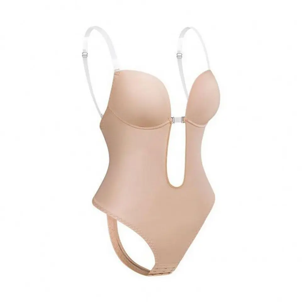 Body Modelador Espalda Escotada Con Push U 8