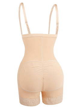 Faja Moldeadora Tipo Colombiana con Control de Abdomen y Cintura de Alta Compresión