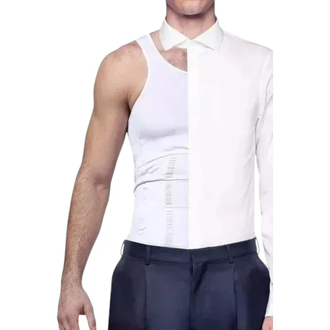 Pack 2 Camiseta Polera Faja Reductora Compresora Modeladora 