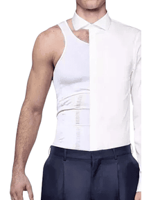 Pack 2 Camiseta Polera Faja Reductora Compresora Modeladora 