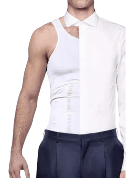 Pack 2 Camiseta Polera Faja Reductora Compresora Modeladora 