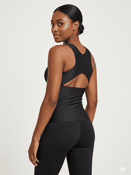 Faja Chaleco Reductor Sobre Busto De Compresión Alta