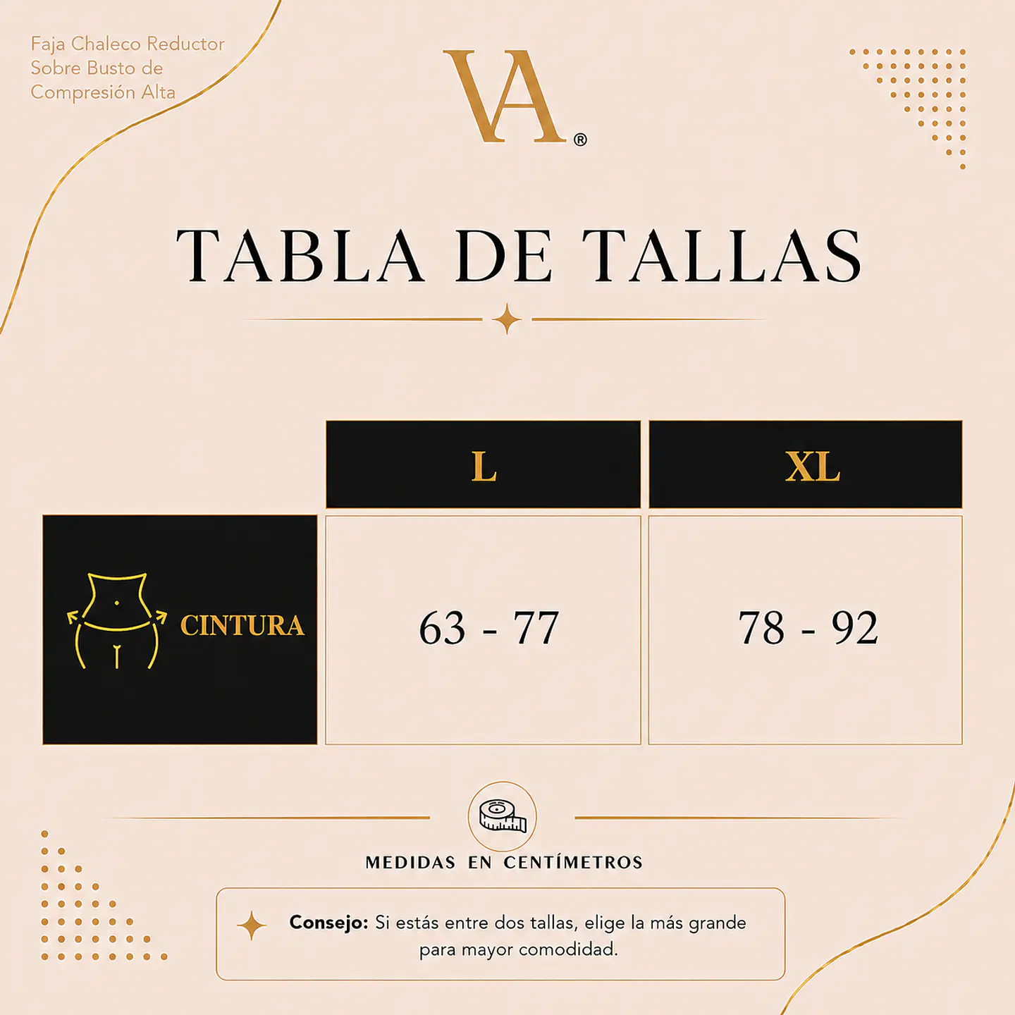Faja Chaleco Reductor Sobre Busto De Compresión Alta 7