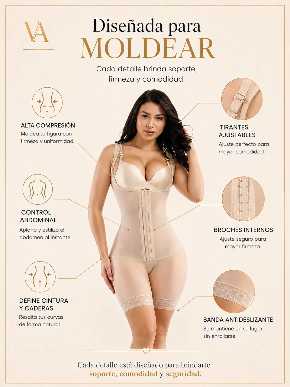 Fajas Moldeadoras Reductoras Tipo Colombianas Orma Pequeña 11