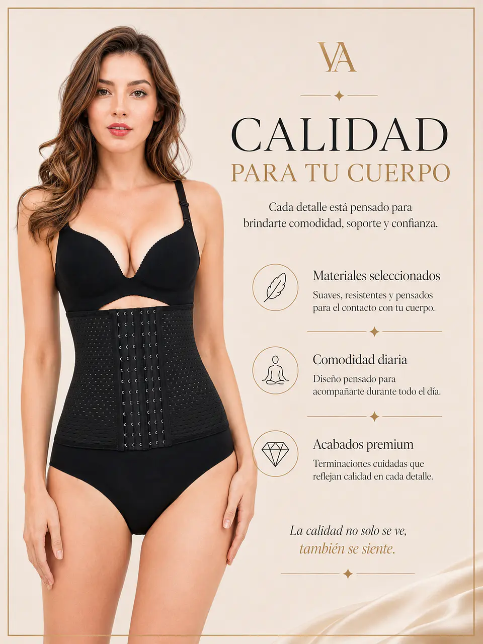 Faja Cintura de Avispa, Control De Abdomen Reductora 6 Broches 7