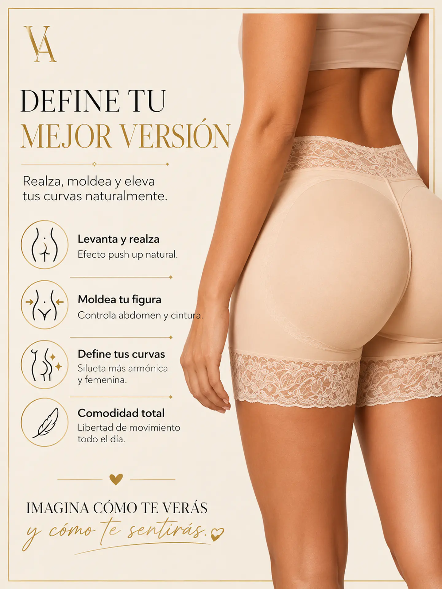 Faja Short Levanta Cola 3