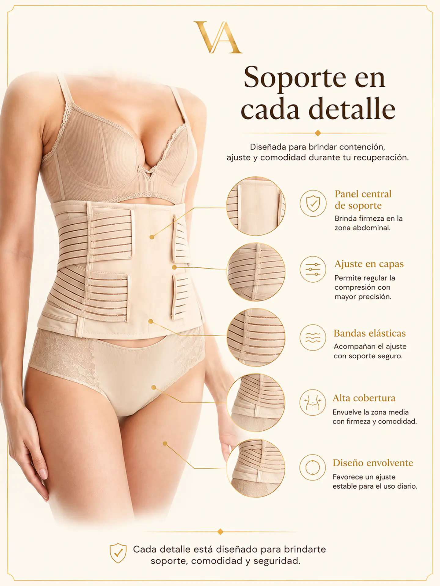 Faja Post Parto O Post Operatorio 8