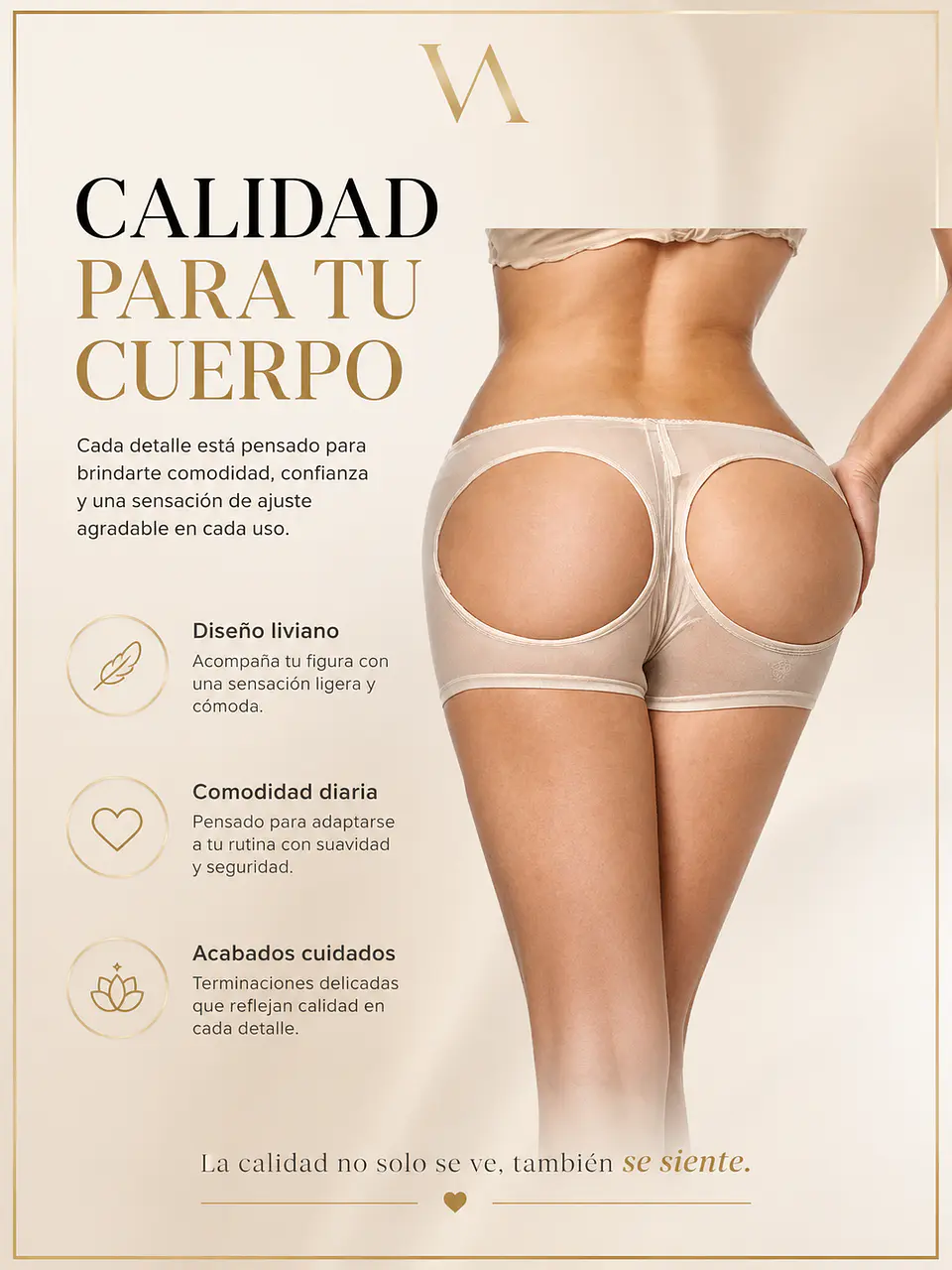Short Levanta Gluteos Modela Realza Livianos 9