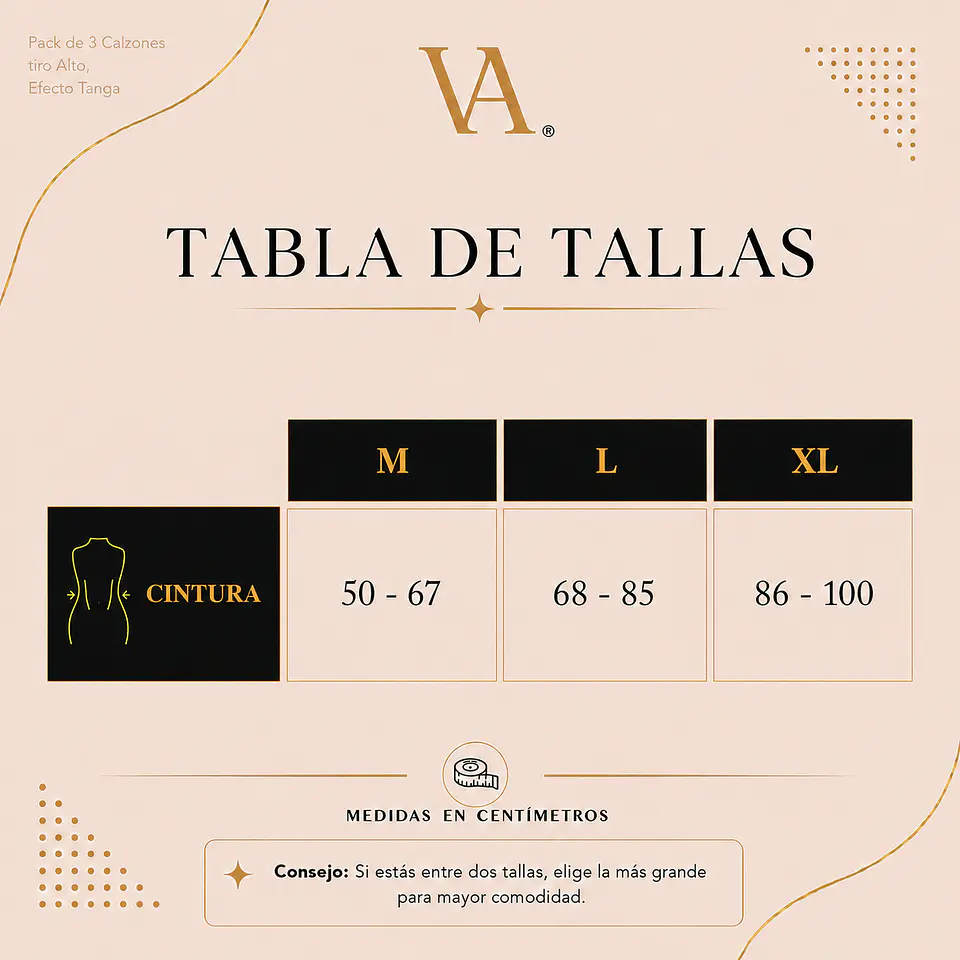 Pack De 3 Fajas Calzones Tiro Alto, Efecto Tanga 8