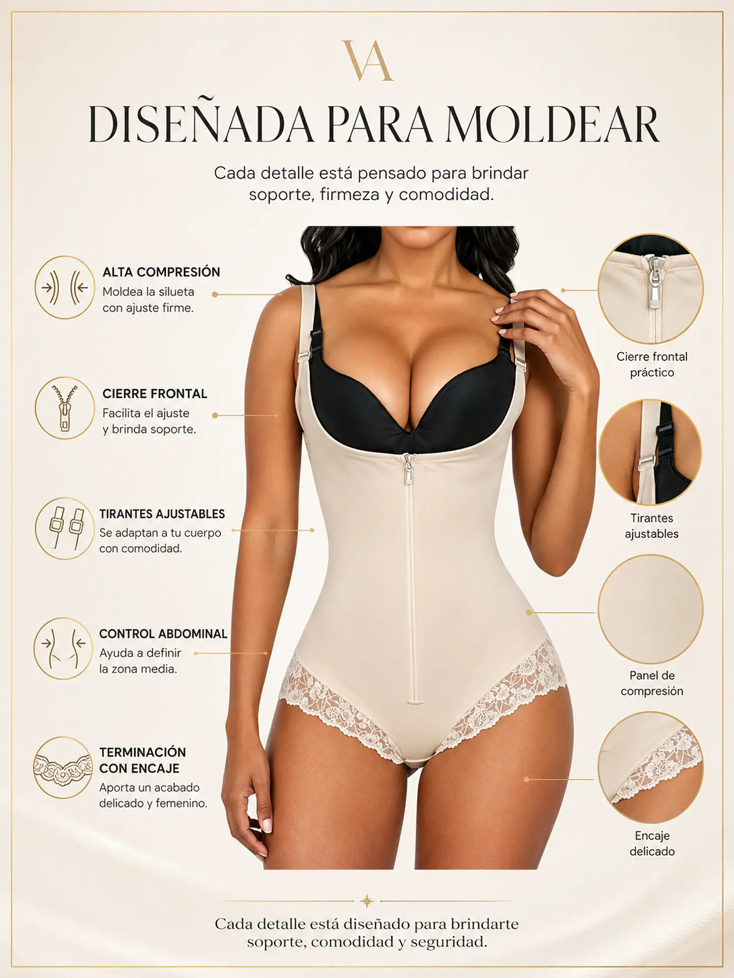 Body Estilo Colombiana De Alta Compresión 7