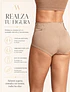 Calzon Reductor Tiro Alto Invisible, Con Ajuste De Velcro