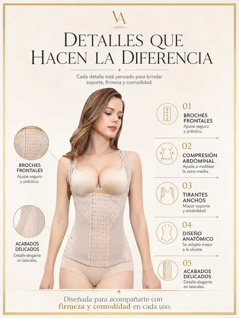 Faja Chaleco Entrenador De Cintura Con Bolsillos 8