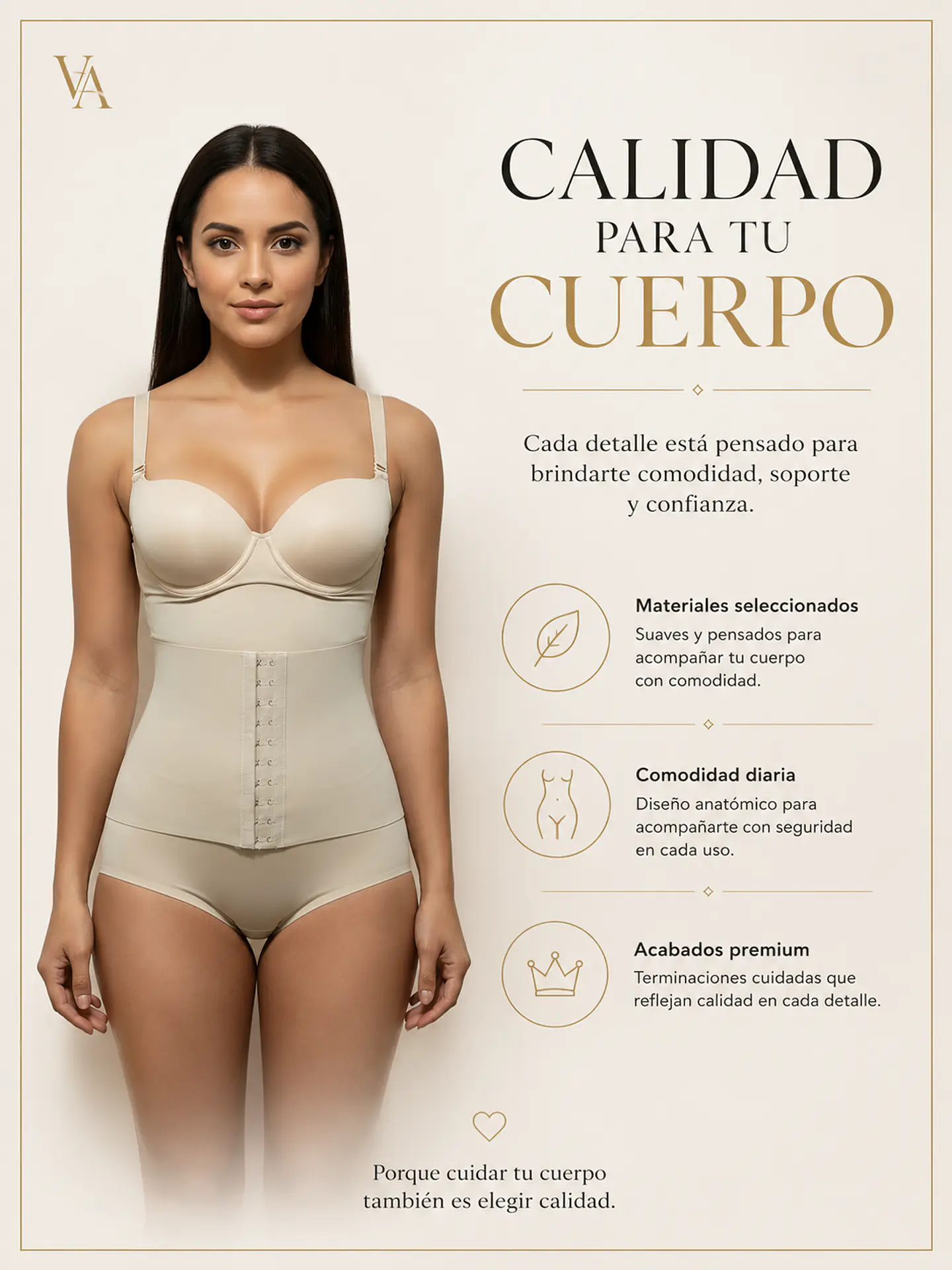 Faja Body Moldeadora Para Mujer Con Contracción De Abdomen 9