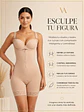 Faja Estilo Colombiana De Alta Compresión Con Encaje Piernas - thumbnail 10
