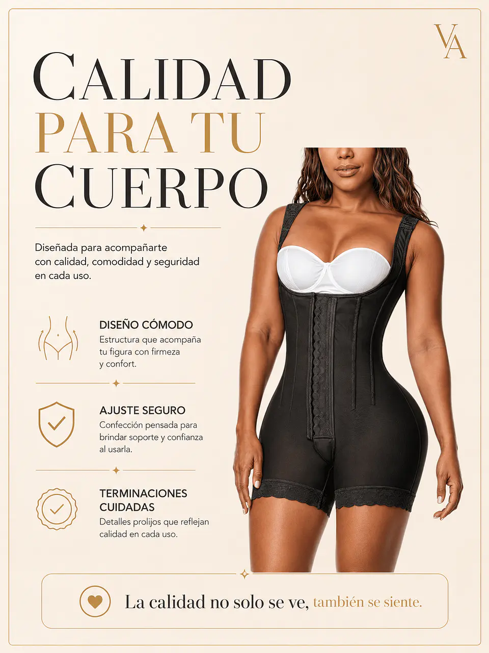 Faja 7 Huesos  Modeladora y Reductora Levanta Cola 7
