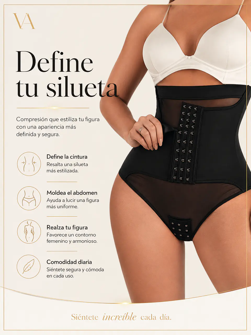 Calzon Faja Comprime y Modela Abdomen y Cintura 9