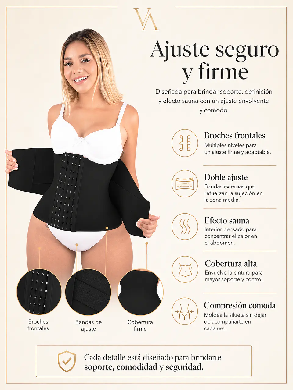 Faja Cinturilla Sauna De Neopreno Unisex Moda King Perú  9