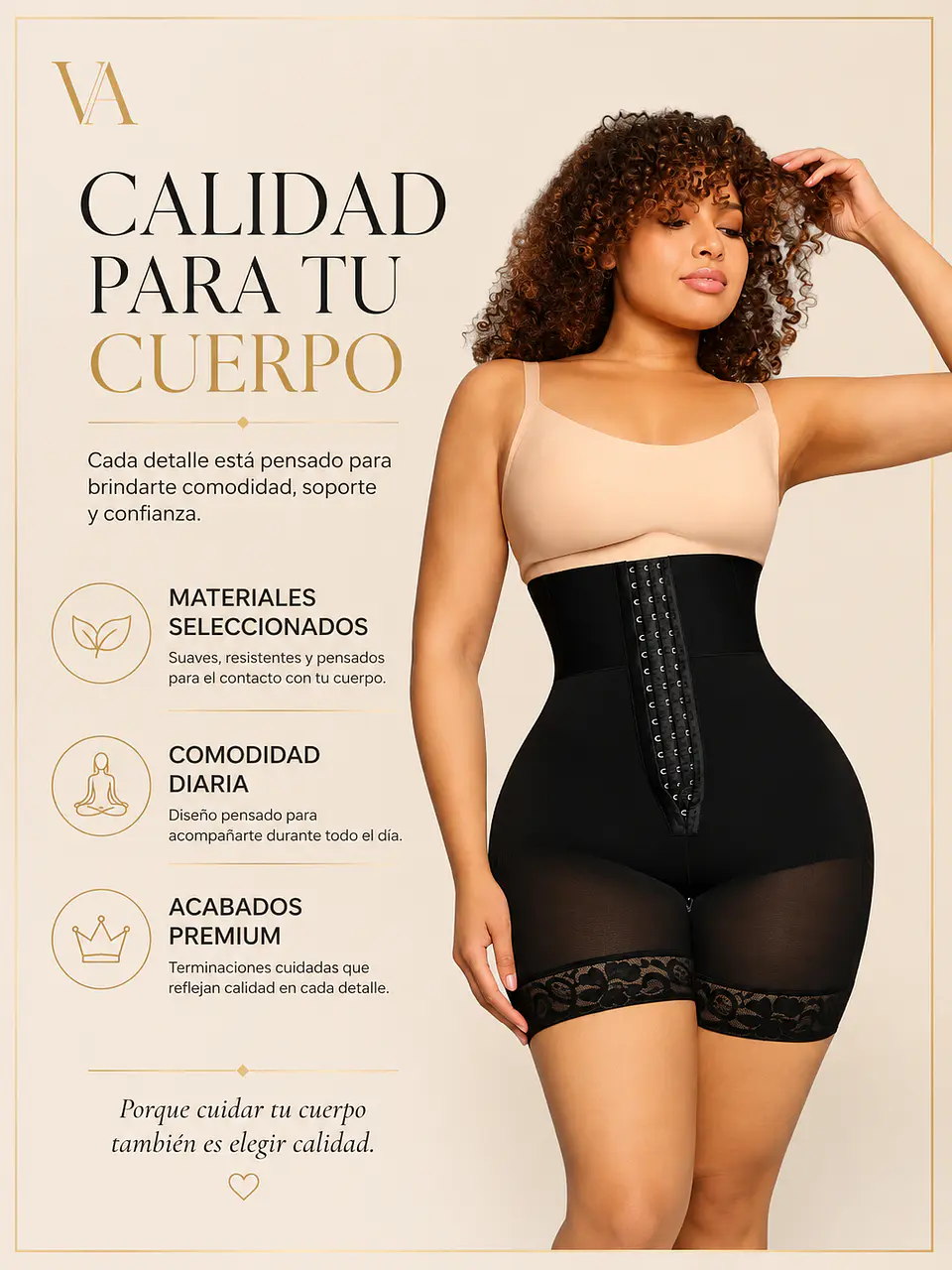 Faja Moldeadora de Cintura Alta con Realce de Gluteos 10