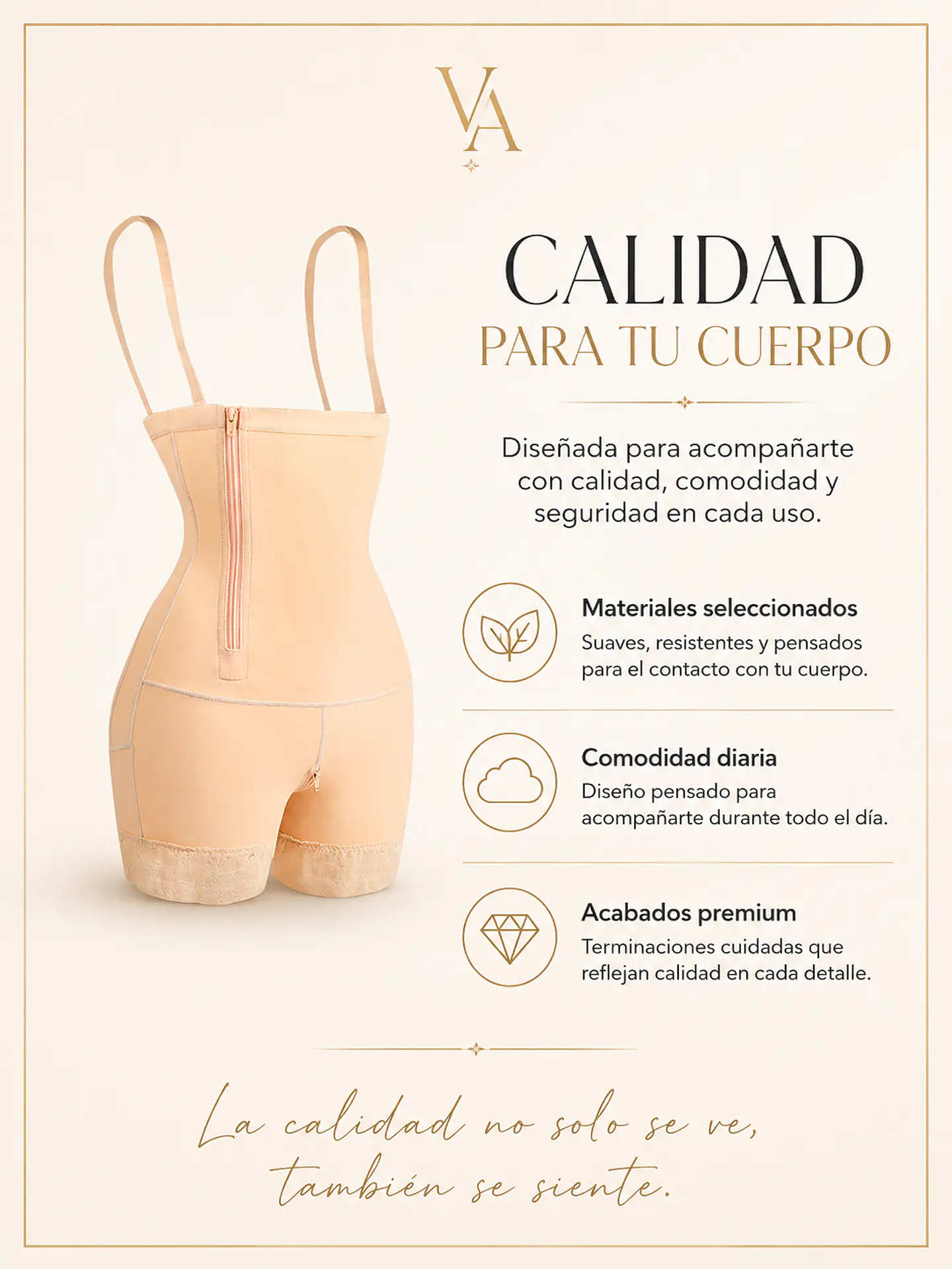 Faja Moldeadora Tipo Colombiana con Control de Abdomen y Cintura de Alta Compresión 10
