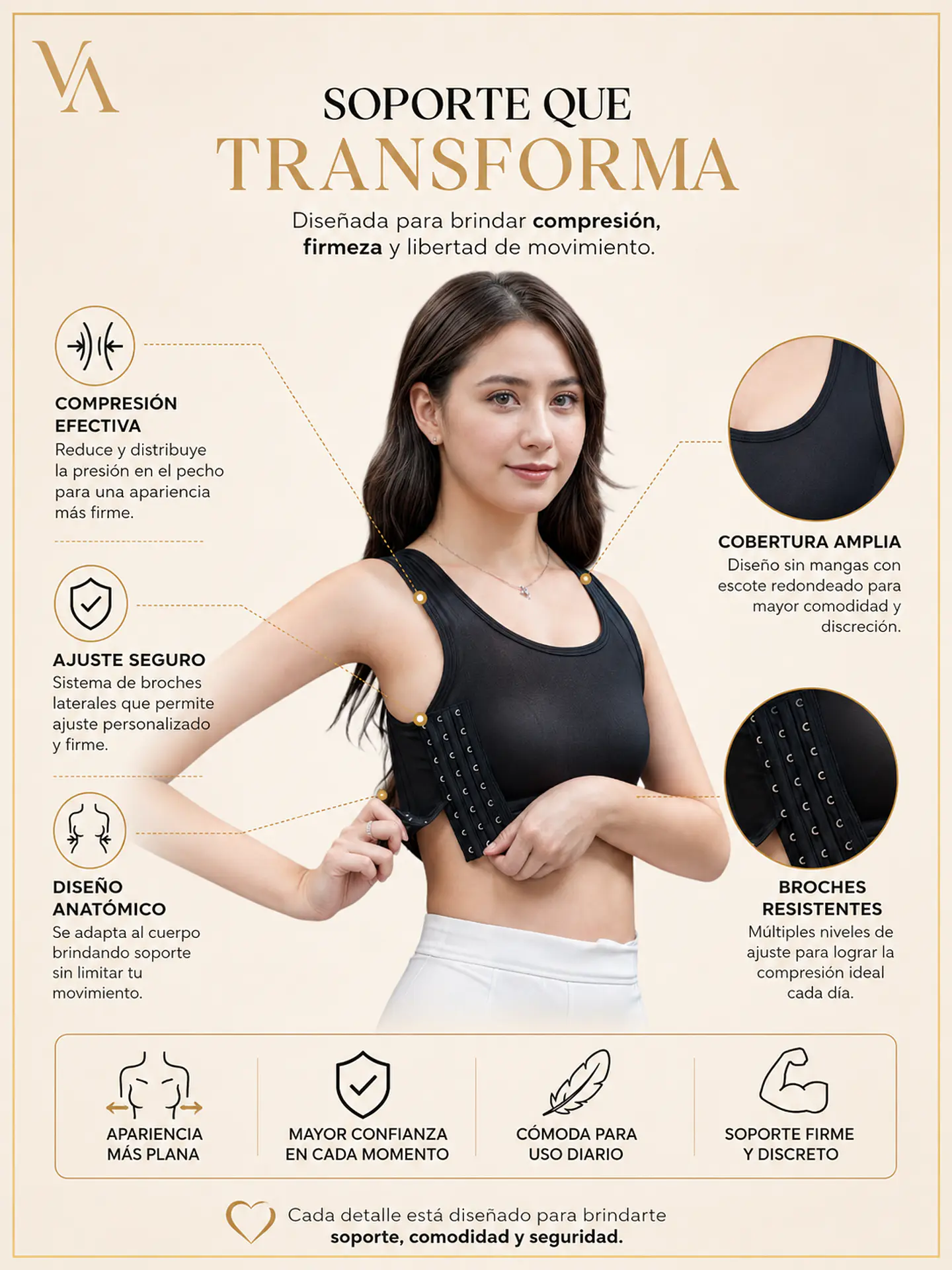 Binder Tomboy Faja De Compresion De Pechos 6