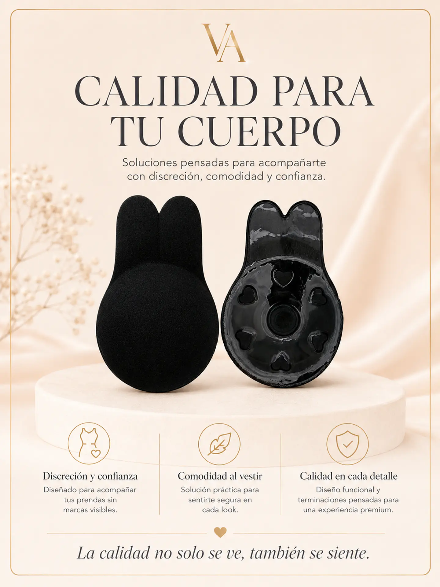 Parche Levanta Busto De Silicona Reutilizable  8