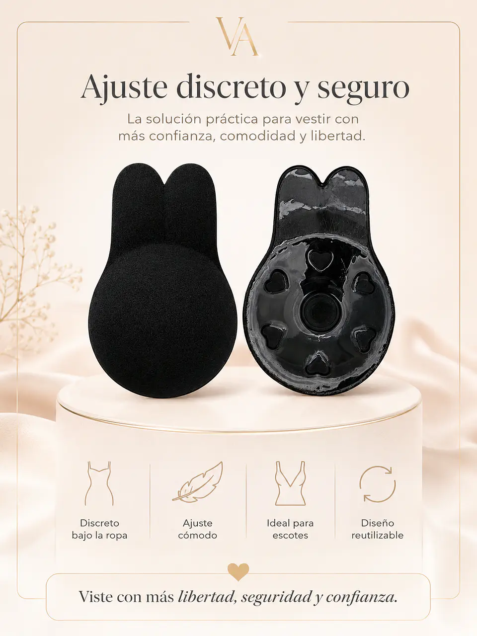 Parche Levanta Busto De Silicona Reutilizable  6