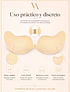 Sostén Kiss Bra Invisible Forma De Mariposa