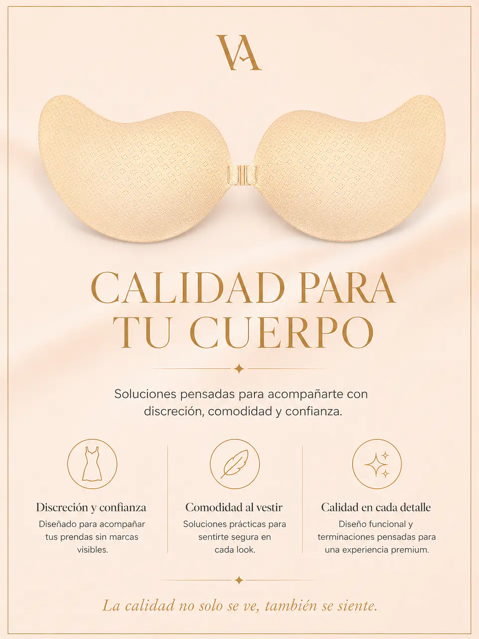 Sostén Kiss Bra Invisible Forma De Mariposa 10