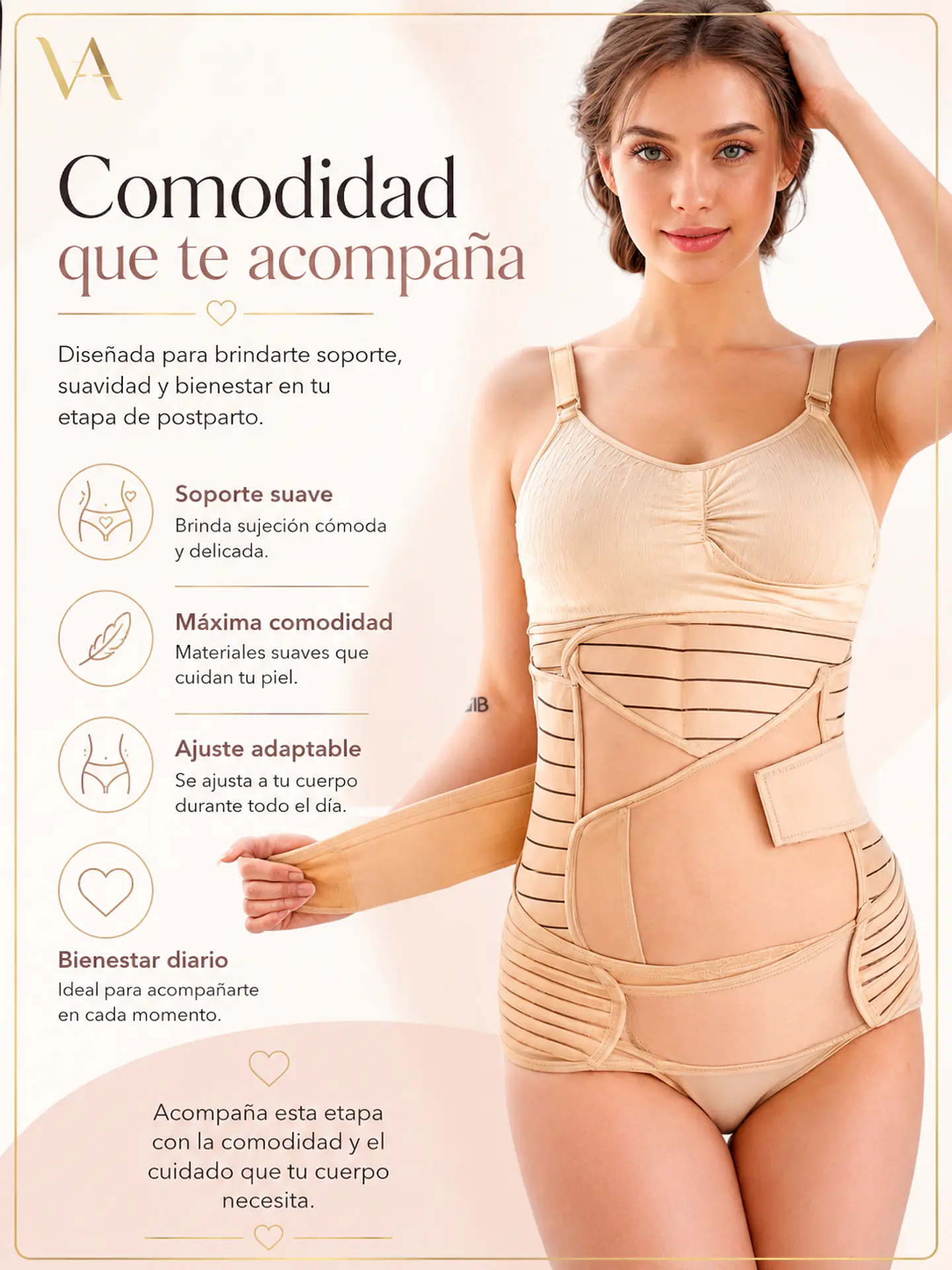 Faja Maternidad 3 En 1 Postparto 8