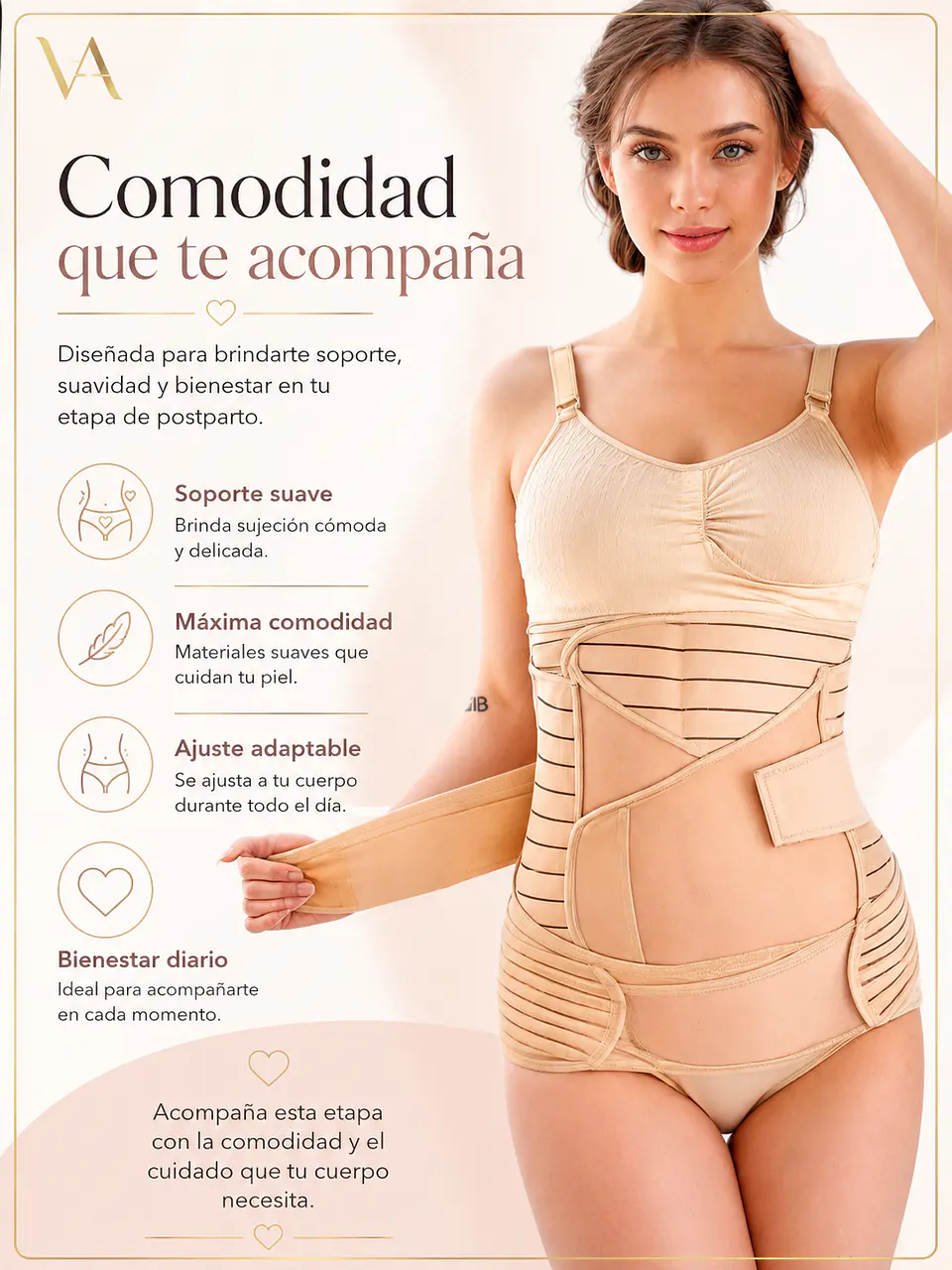 Faja Maternidad 3 En 1 Postparto 8
