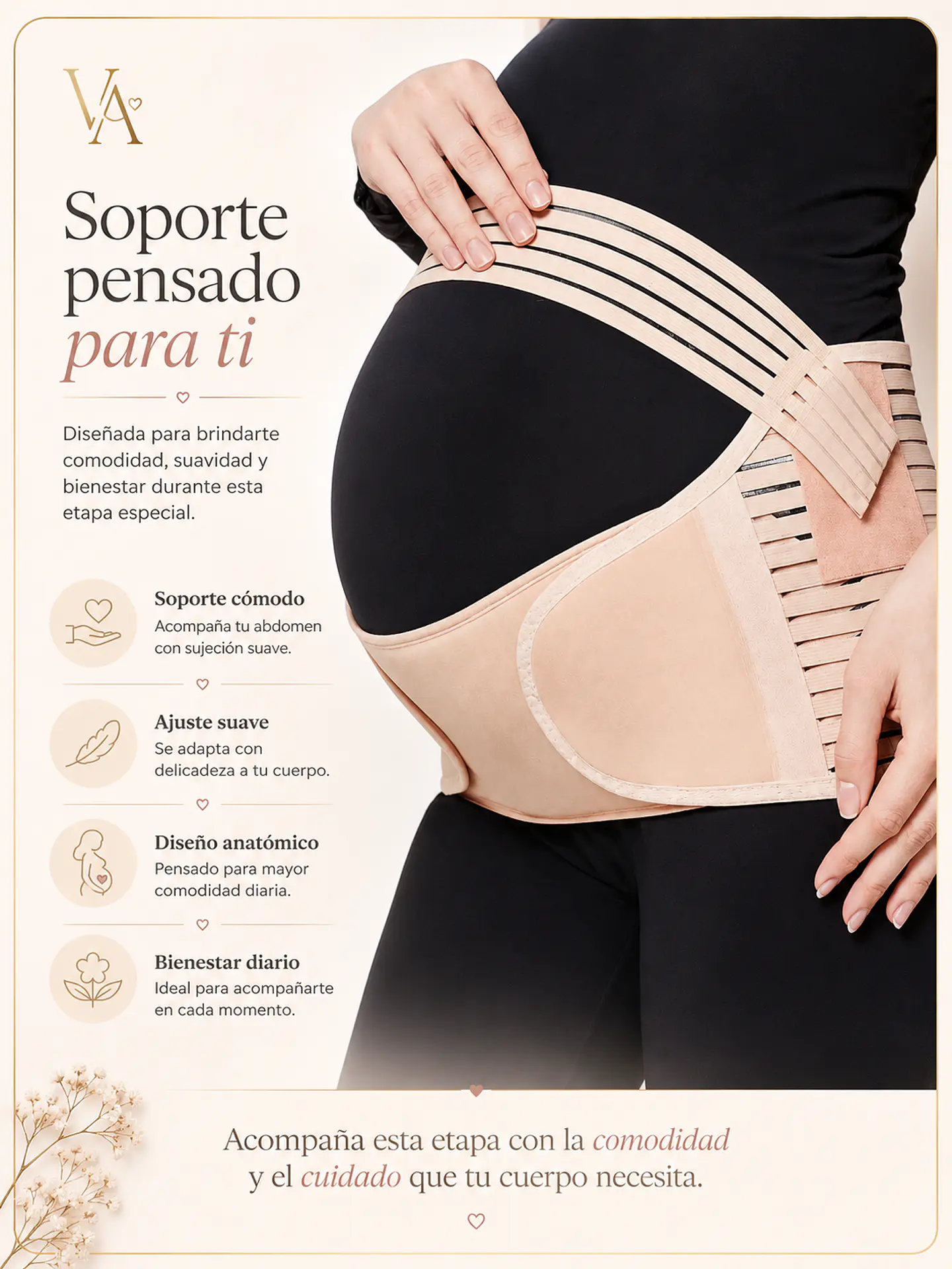  Faja Prenatal 3 en 1 Maternal  5