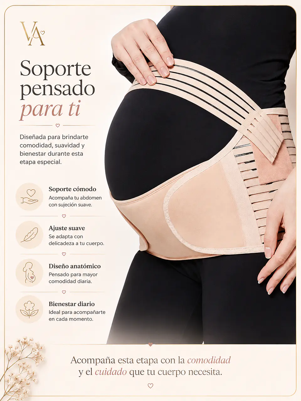  Faja Prenatal 3 en 1 Maternal  5