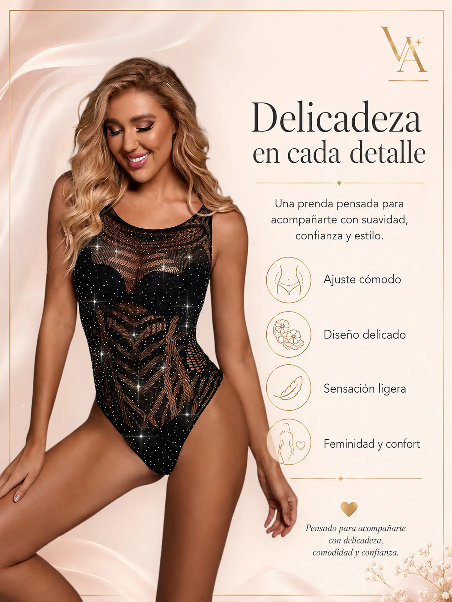 Body Transparente Negro 5