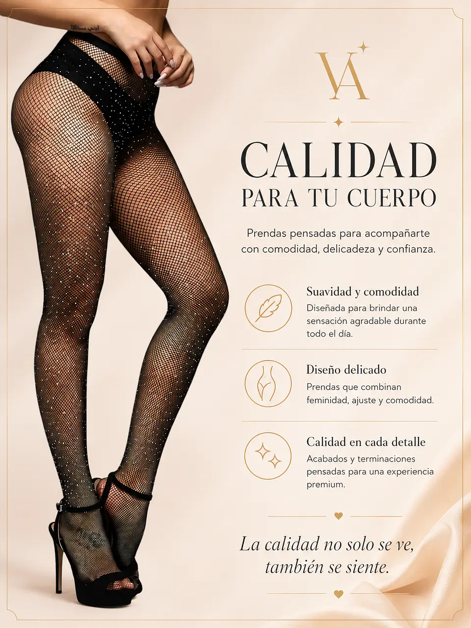 Panty Malla Red Con Brillos 6