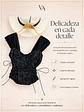 Crop Top De Moda Con Encaje Y Mangas Cortas - thumbnail 4