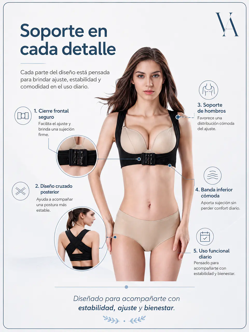 Soten sujetador corrector de espalda  6