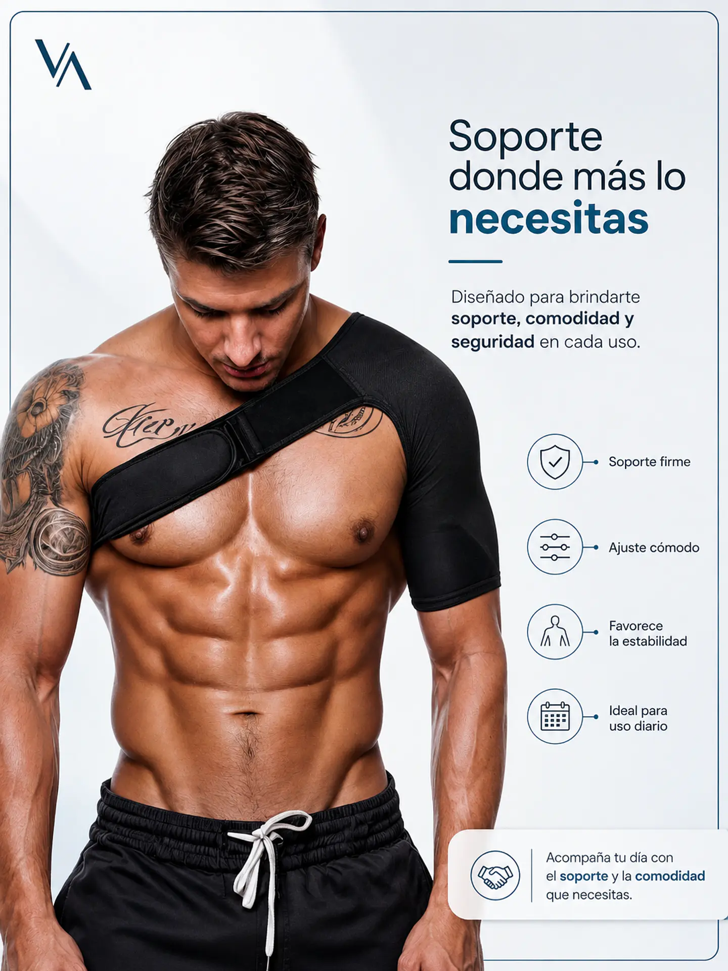 Soporte De Hombro Calidad Mangito Rotador, Alivio Manguito  5