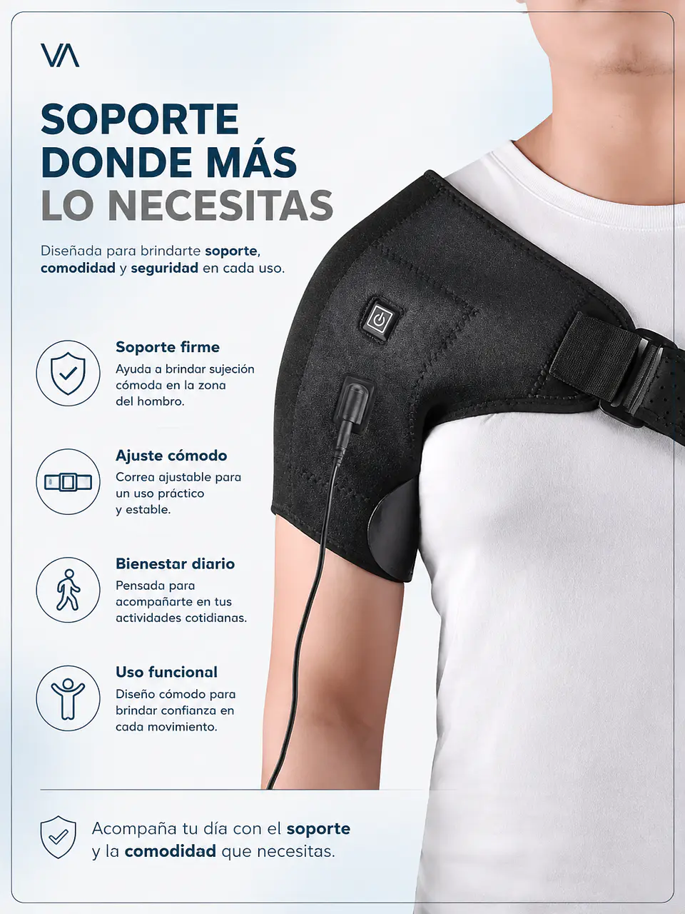 Hombrera Térmica Ortopédica Ortesis Soporte De Hombro 11